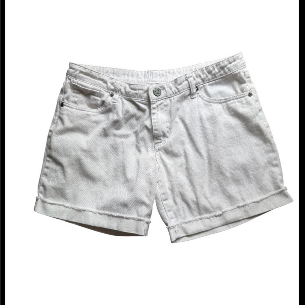 Kut from the Kloth Women’s White Denim Shorts